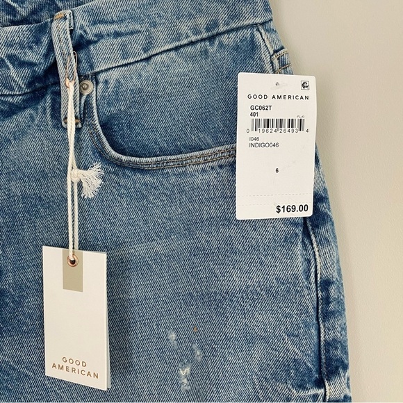 NWT GOOD AMERICAN Good Classic Stretch Jeans size 6 / 28 - Picture 8 of 15